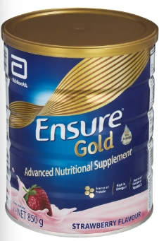 รูปภาพของ ENSURE Gold เอนชัวร์ โกลด์ 850g กลิ่นสตรอเบอร์รี่ 